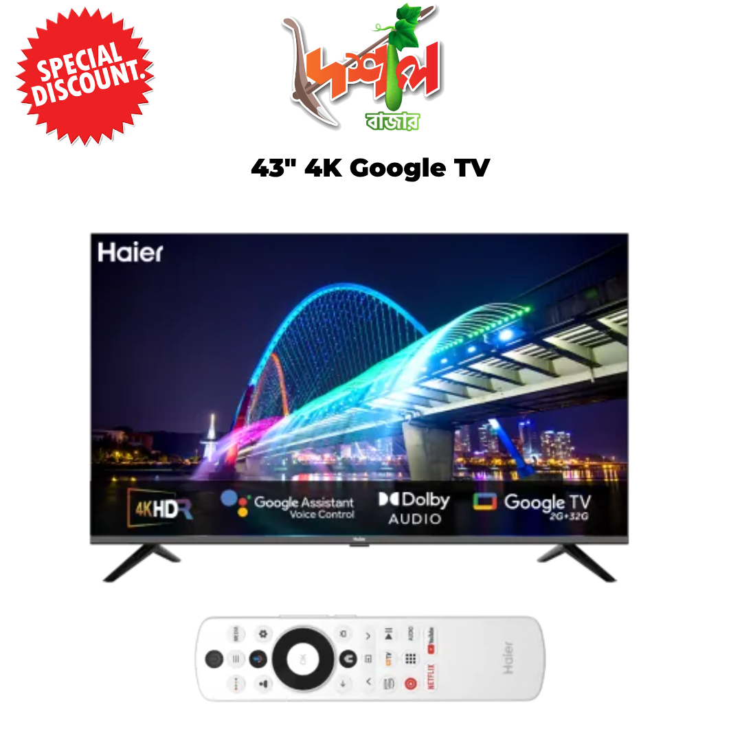 "43-Inch 4K Google TV H43K800UX – Smart Entertainment Redefined"