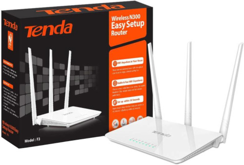 Tenda F3 Easy Setup Wi-Fi Router 300mbps