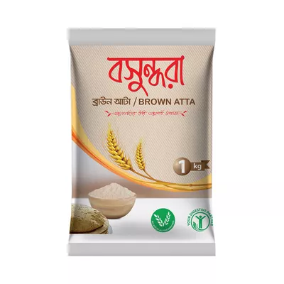 Bashundhara Brown Flour (Lal Atta) 1 kg আটা