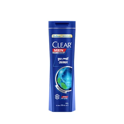 Clear Shampoo Men Cool Sport Menthol Anti Dandruff 170 ml ক্লিয়ার শ্যাম্পু