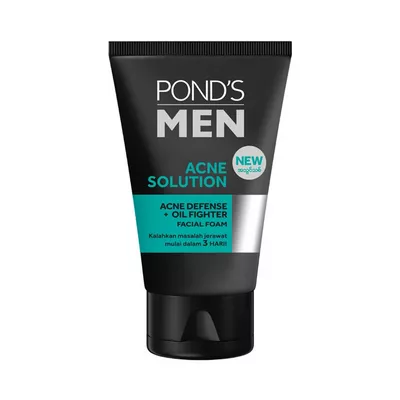 Pond's Men Facewash Acne Solution 100 gm ফেস ওয়াশ