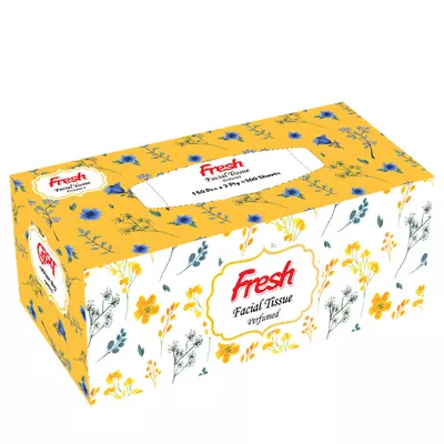 Fresh Perfumed Facial Tissue (150 X 2) ply Box টিসু বক্স