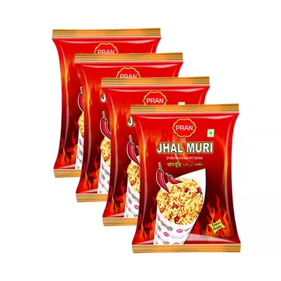 Pran Jhal Muri 22 gm 4 pcs ঝালমুড়ি