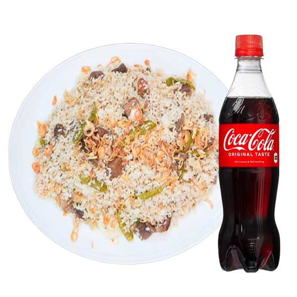 Beef tehari+250 ml coke তেহেরি