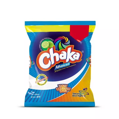 Chaka Advance Lemon Washing Powder 500 gm ডিটারজেন্ট পাউডার