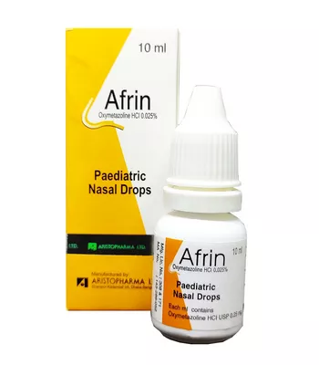 Afrin Paediactric Nasal Drop 0.025% 10 ml drop