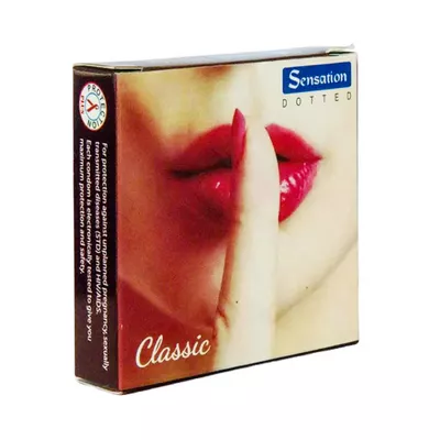 M1 Sensation Classic Dotted Condoms 3 pcs