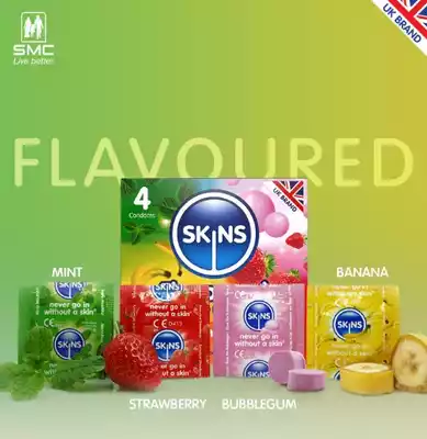 SKINS Flavoured Condoms 4 pcs