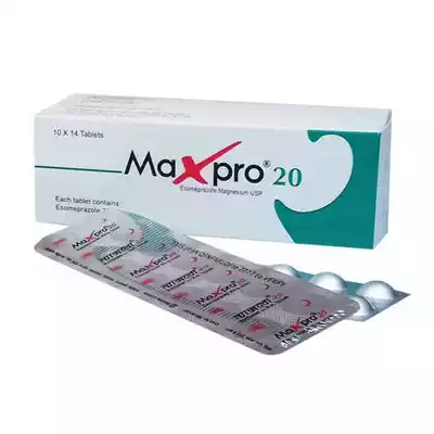 Maxpro Capsule 20mg 14 capsules