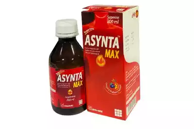 Asynta Max Suspension (500mg+267mg+160mg)/200ml 1 pc