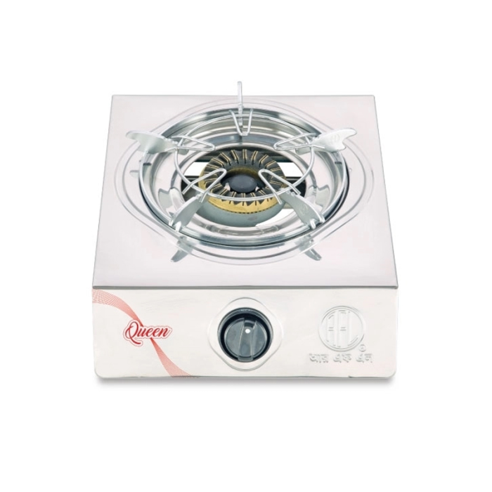 RFL Single Stainless Steel Gas Stove Queen (Cylinder Gas) গ্যাস এর চুলা সিঙ্গেল