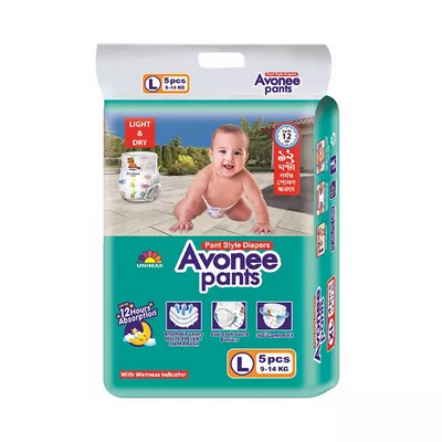 Avonee Baby Diaper Pants L (9-14 kg) 5 pcs