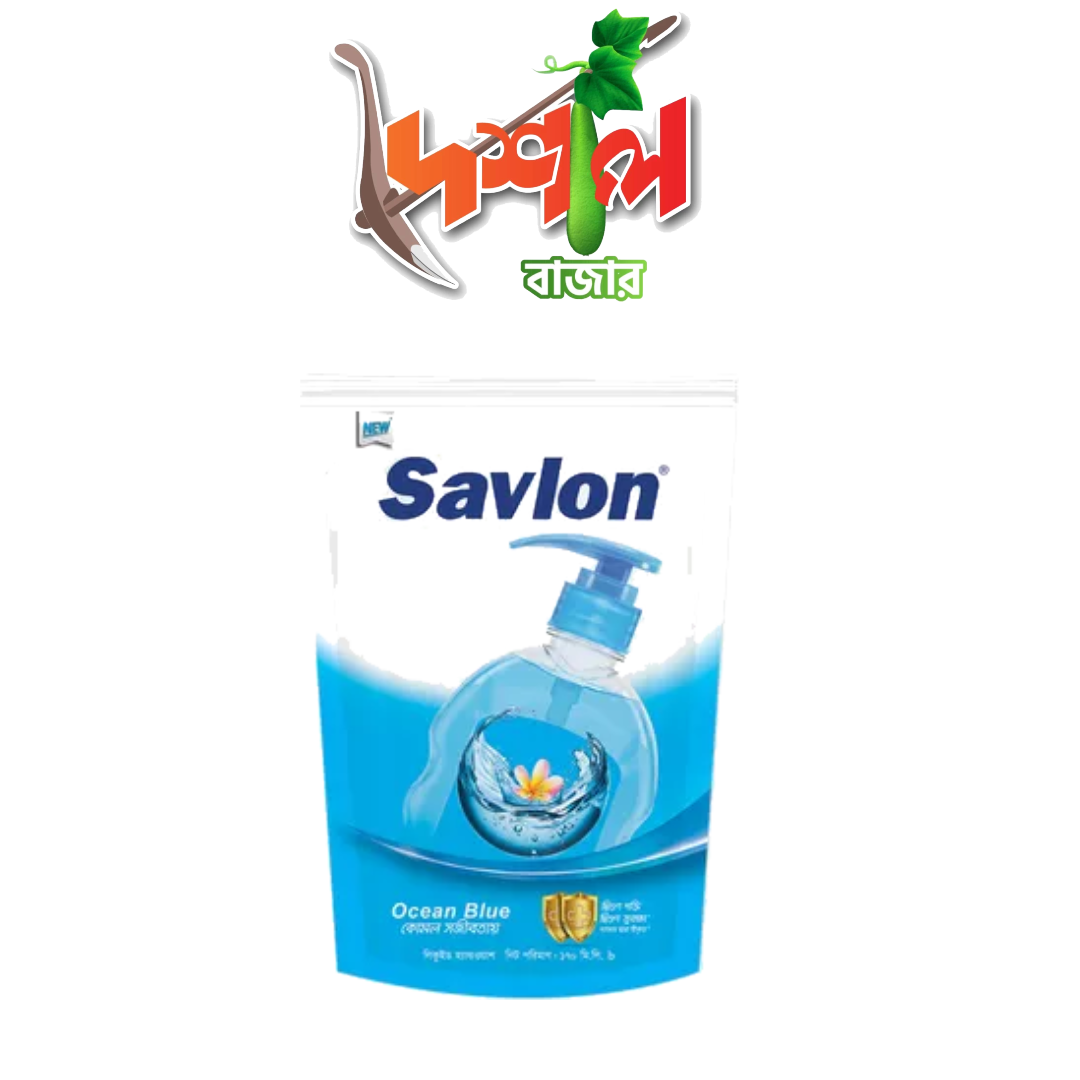 ACI Savlon Ocean Blue Antiseptic Handwash Refill হ্যান্ডওয়াস 170ml