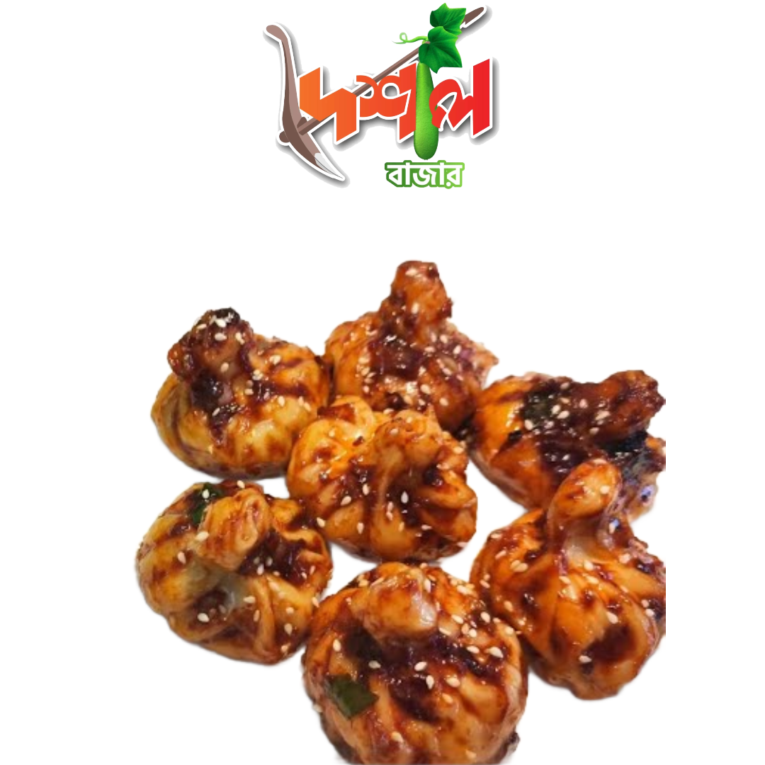 Chicken BBQ Momo-চিকেন বারবিকিউ মমো।(deshal)