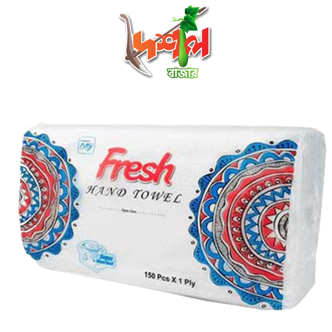 Fresh white Hand Towel-ফ্রেশ হ্যান্ড টাওয়েল