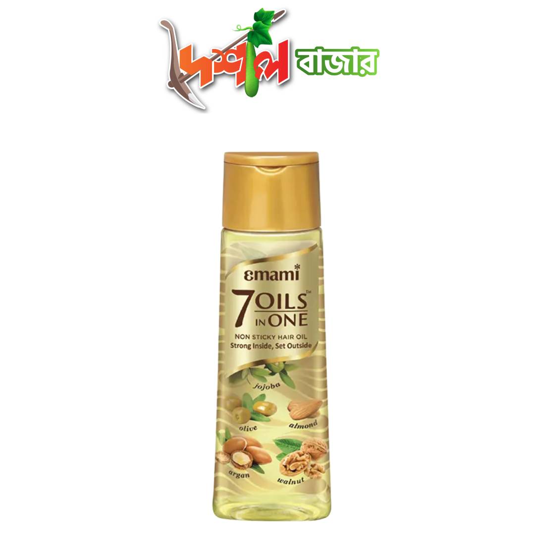 "Emami 7 Oils in One Hair Oil Price, Benefits, and Usage Guide in Bangladesh (100ml)"
