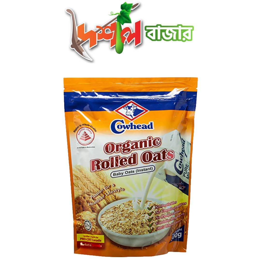 Buy Cowhead Baby Oats 500gm Online | Best Price in Bangladesh | Organic Baby Instant Oatmeal Delivery BD